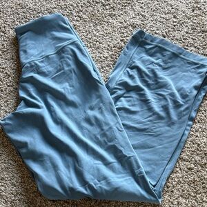 Blue Lululemon wide leg athletic pants. Size 4